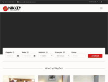 Tablet Screenshot of nikkeyhotel.com.br